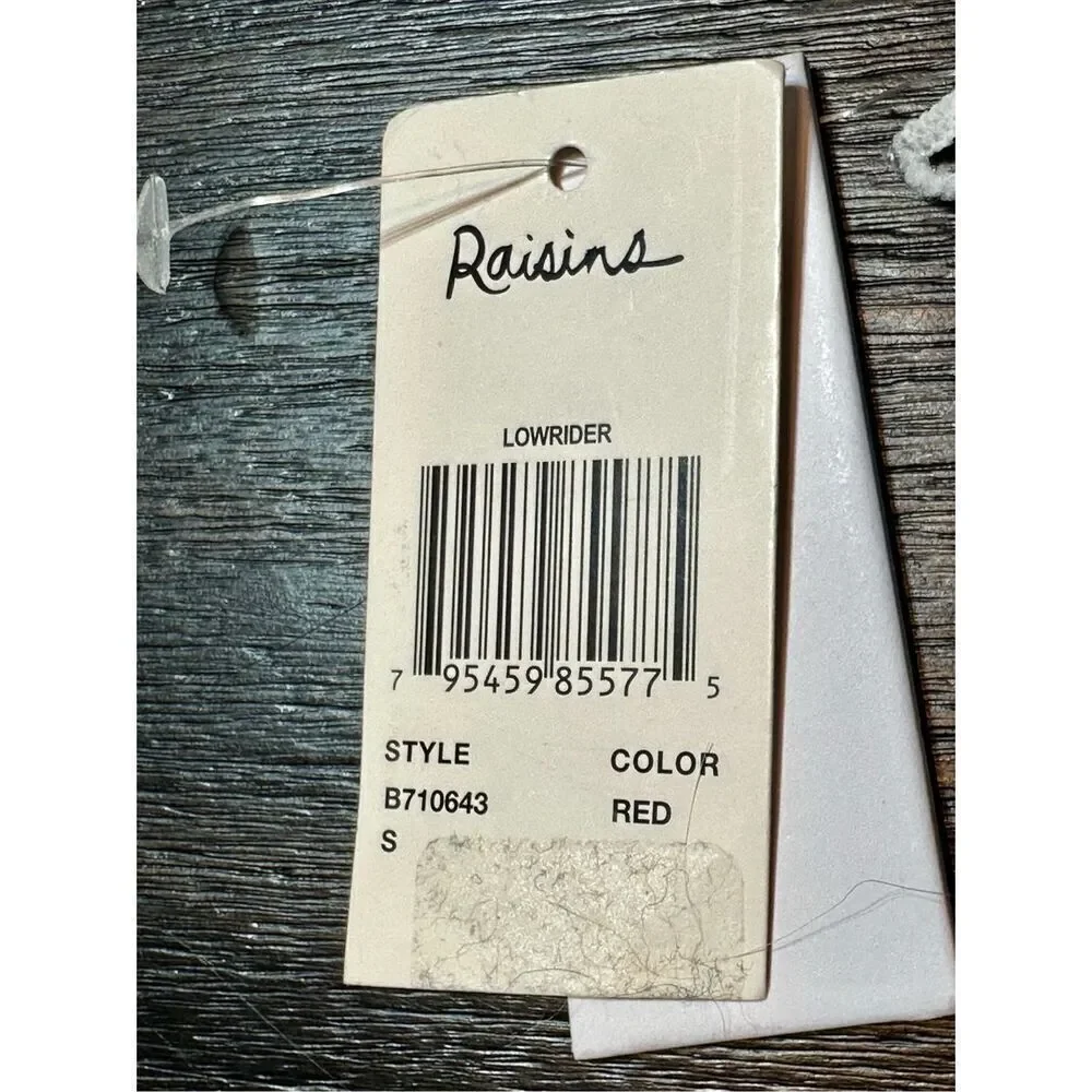 Raisins NWT size S lowrider bikini bottoms